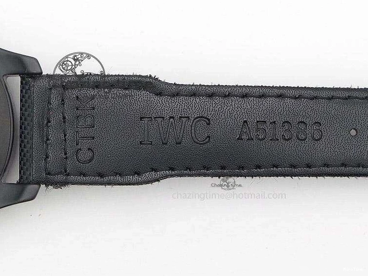 MIROTIME 0107 Durable Big Pilot 5019 Ceramic Case Black Dial Green Markers Asian 23J 7396